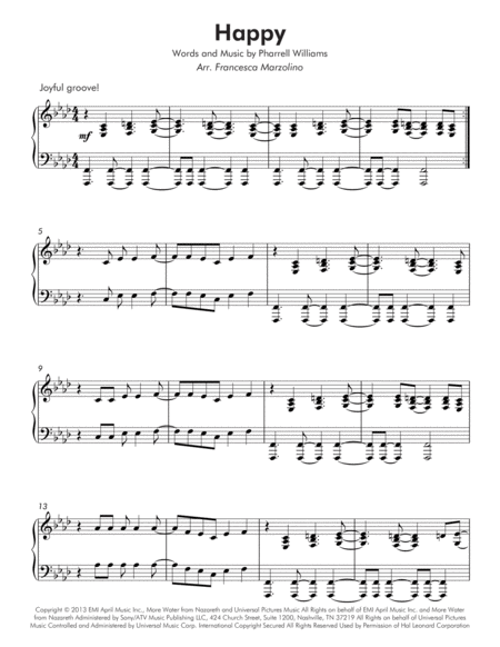 Happy (Late Intermediate Piano) image number null