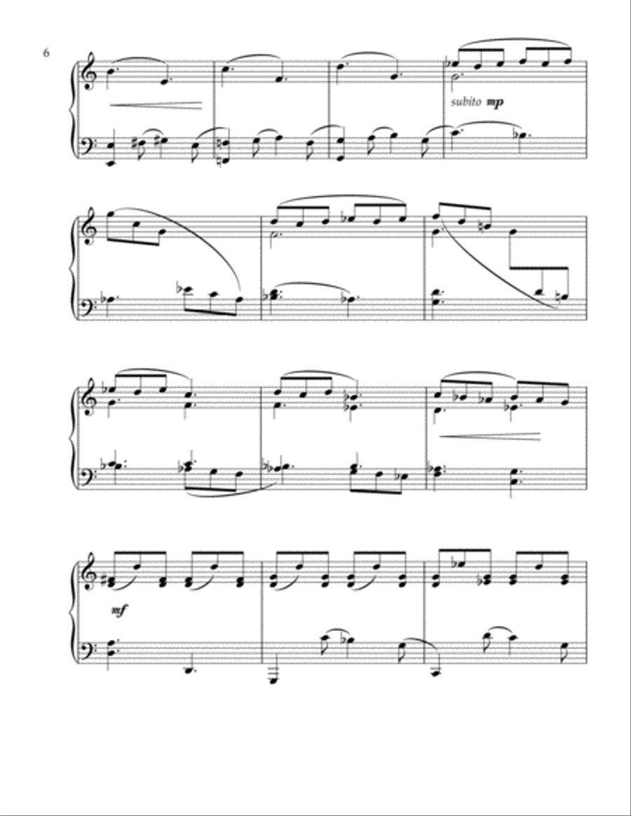 Narrative Sonata no.1 for Piano (A Children's Hallowed Eve) Piano Solo scores gallery preview page 6