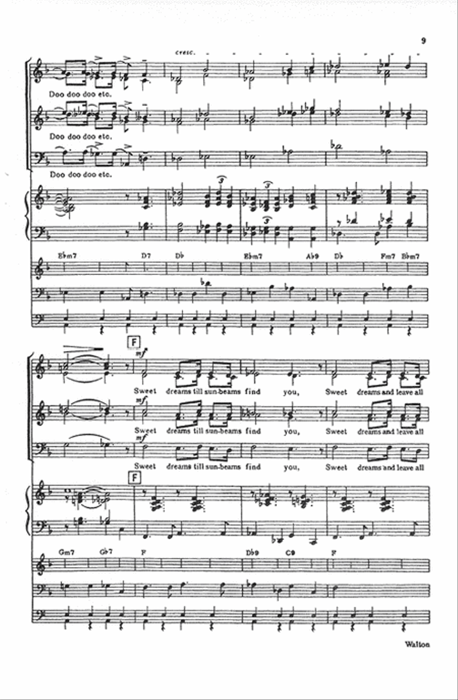 Dream a Little Dream af Me (Vocal Score) Divisi scores gallery preview page 8