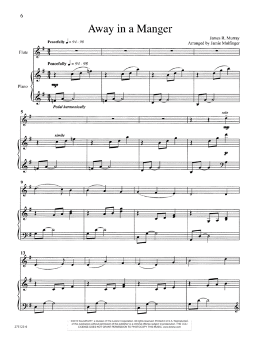 Christmas Journeys Flute Solo scores gallery preview page 4