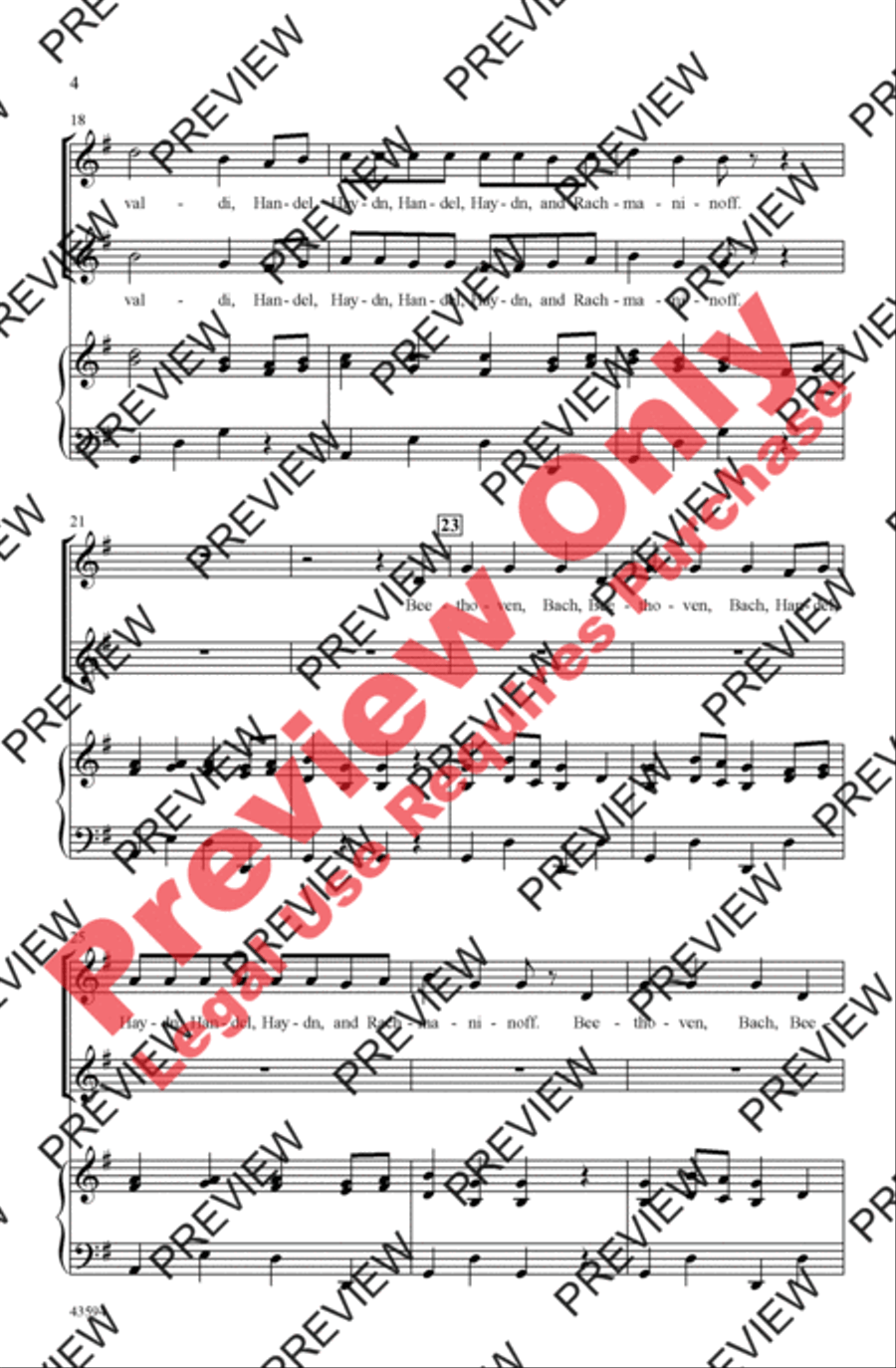 Composers All Around 2-Part scores gallery preview page 4