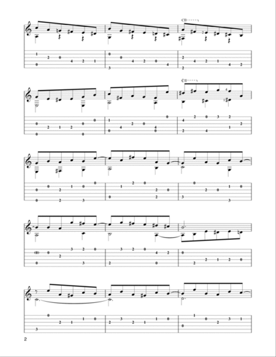L’Entretien des Muses L’Entretien des Muses Classical Guitar scores gallery preview page 2