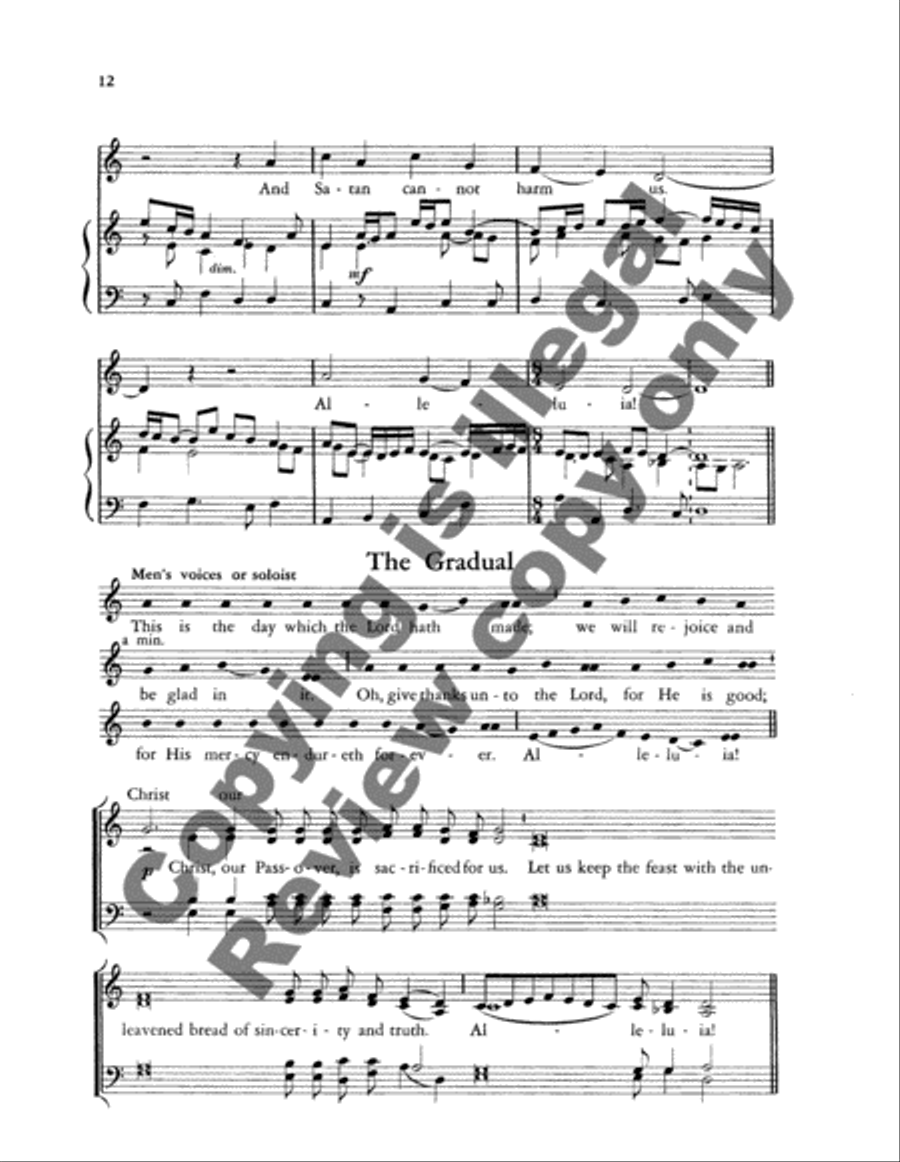 Christ Jesus Lay in Death's Strong Bands 4-Part scores gallery preview page 6