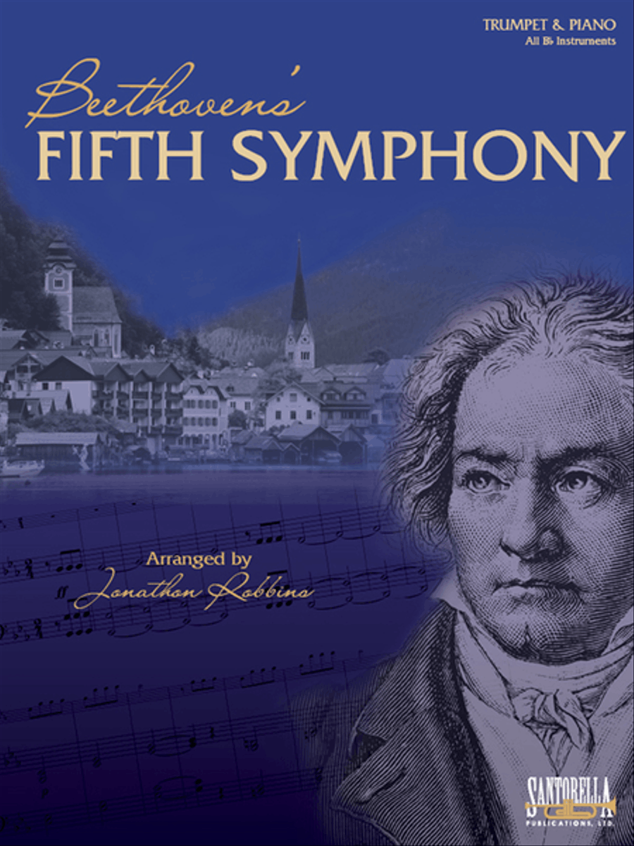 Beethoven's Fifth Symphony for Trumpet and Piano Trumpet Solo scores gallery preview page 1