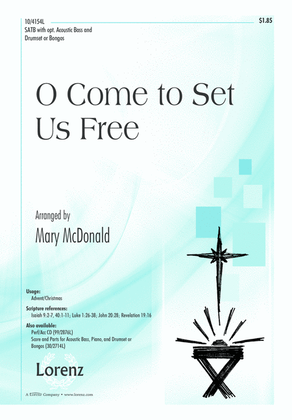 Book cover for O Come to Set Us Free