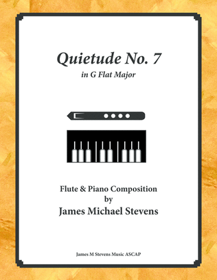 Book cover for Quietude No. 7 - Flute & Piano