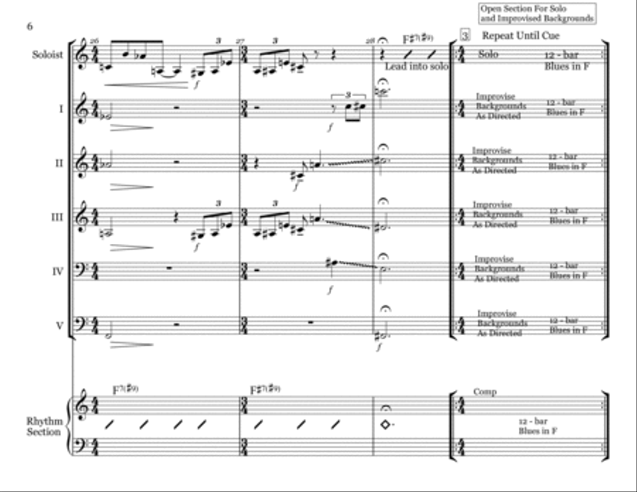 Blues For Lester Jazz Ensemble scores gallery preview page 6