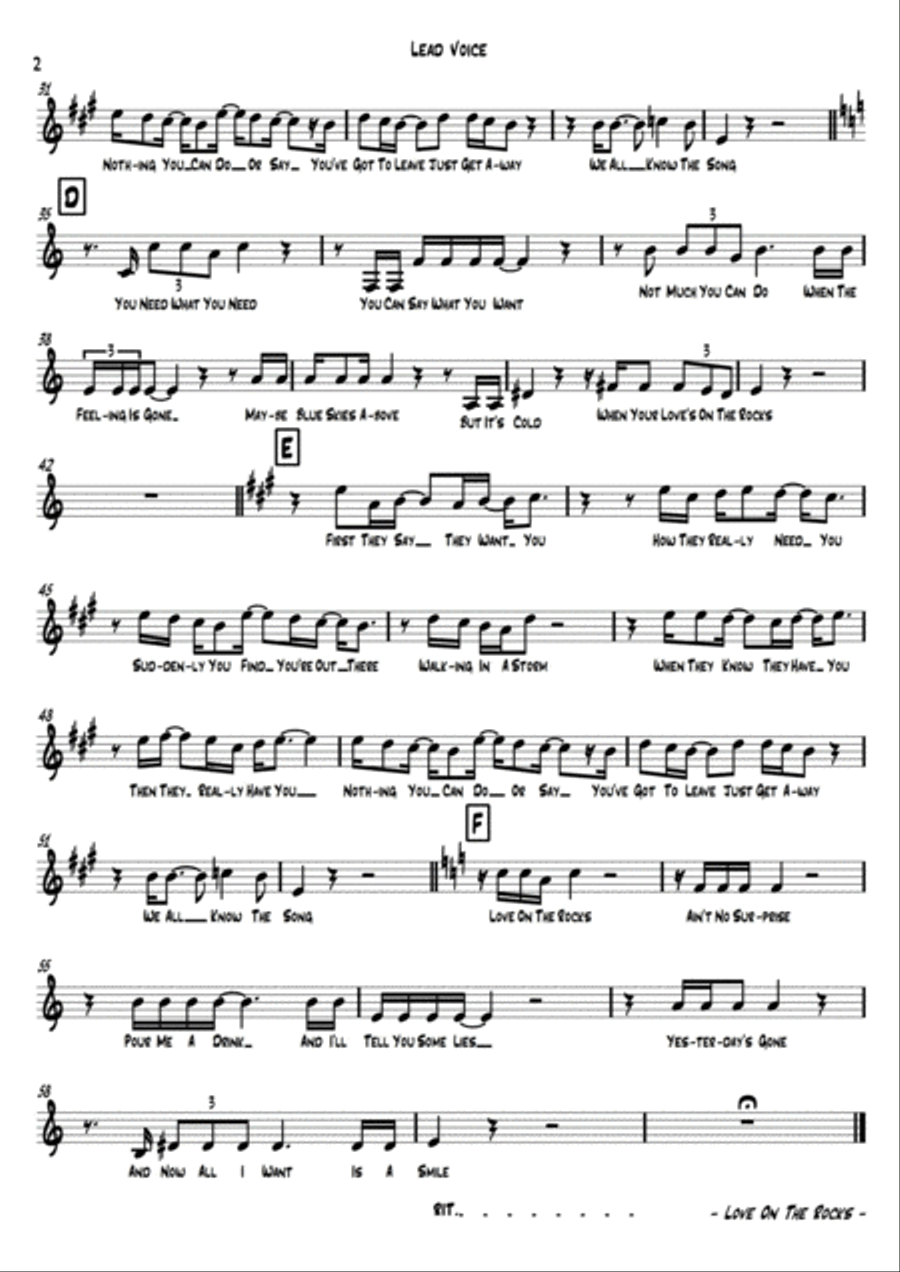 Love On The Rocks Large Ensemble scores gallery preview page 3