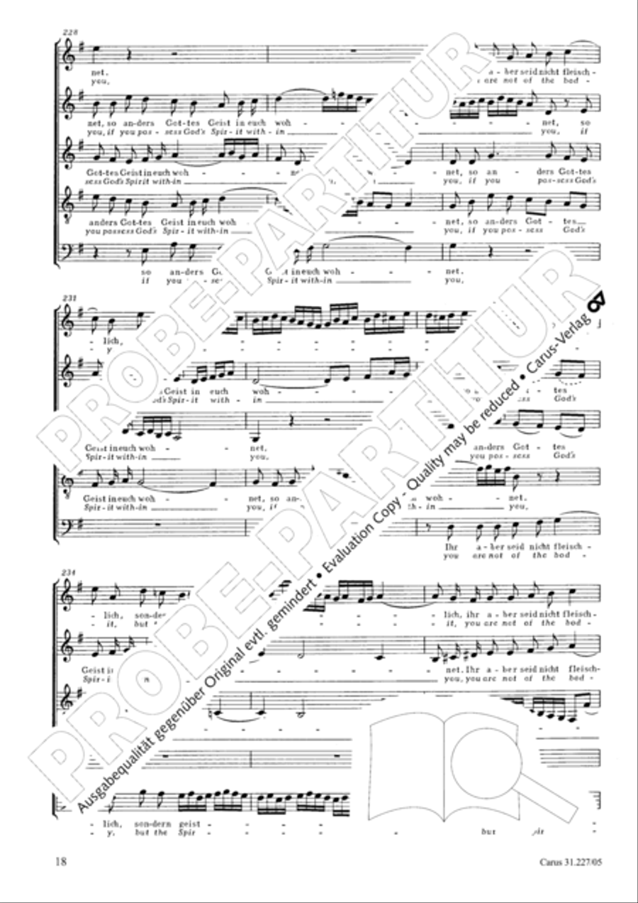 Jesu, my salvation (Jesu, thou my pleasure) SSATB scores gallery preview page 19