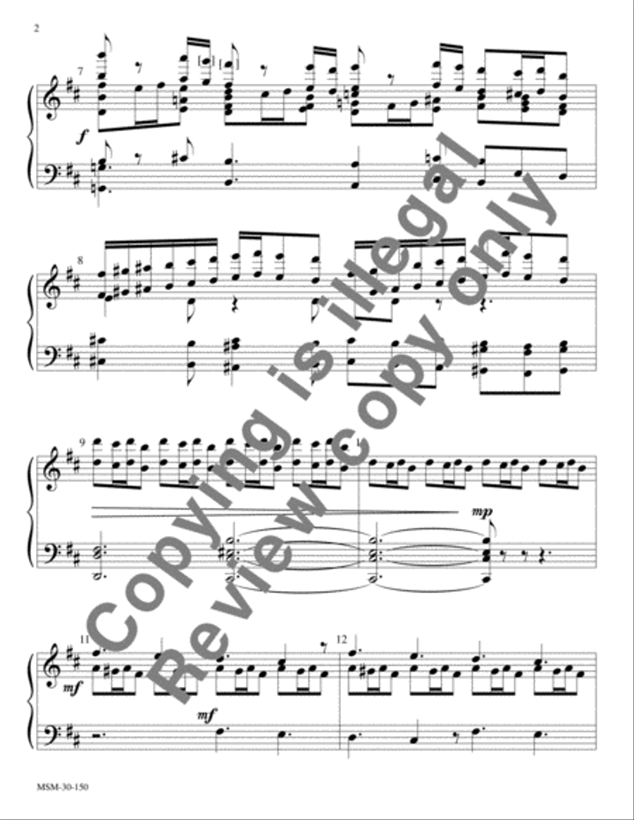 Carillon on a Ukrainian Bell Carol 5-Octaves scores gallery preview page 3