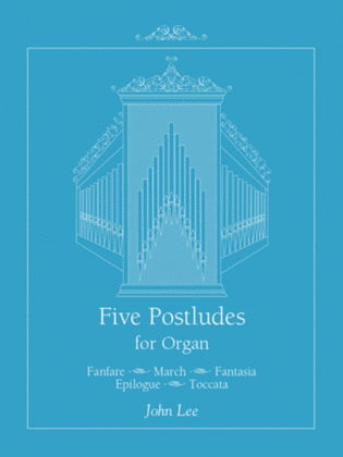 Book cover for Five Postludes for Organ