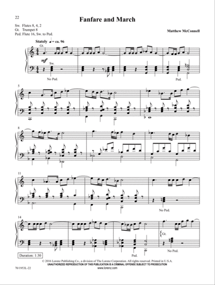 Sound the Trumpet Trumpet scores gallery preview page 9