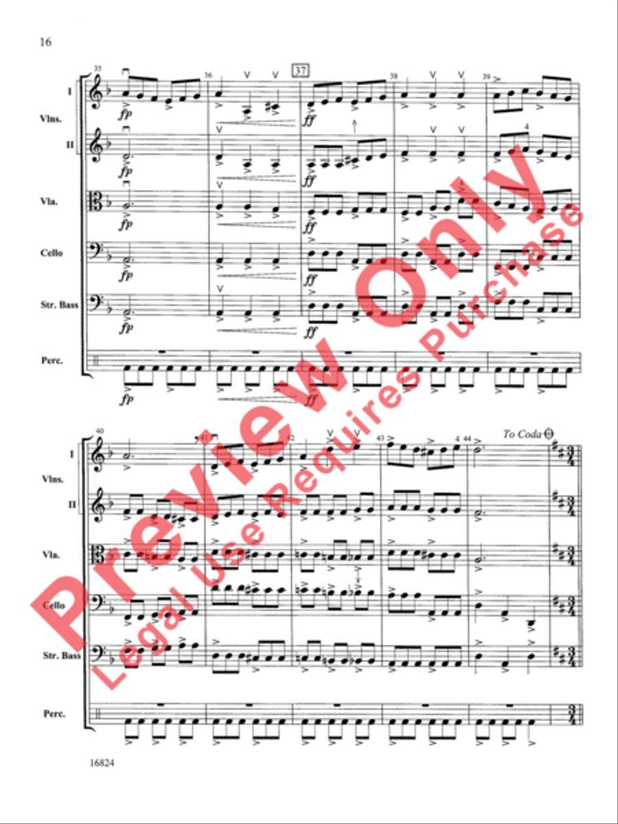 Geometric Dances Geometric Dances String Orchestra scores gallery preview page 17