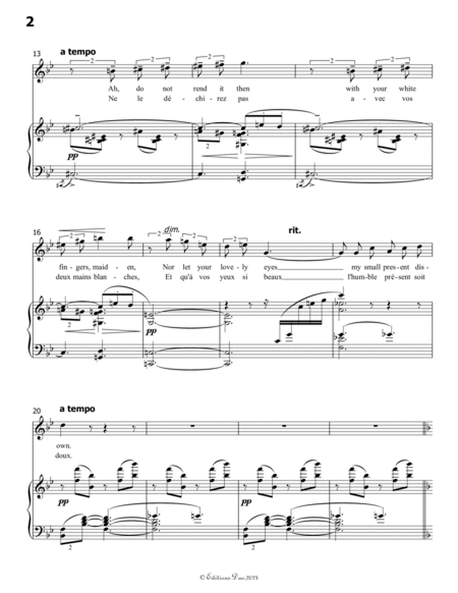Aquarelles I(Green), by Debussy, CD 63 No.5, in B flat Major