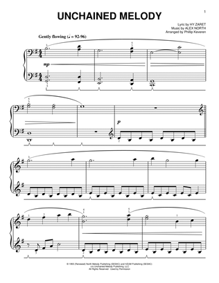 Book cover for Unchained Melody [Classical version] (arr. Phillip Keveren)