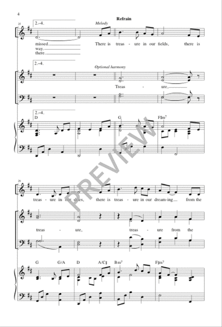 There Is a Place 4-Part scores gallery preview page 4