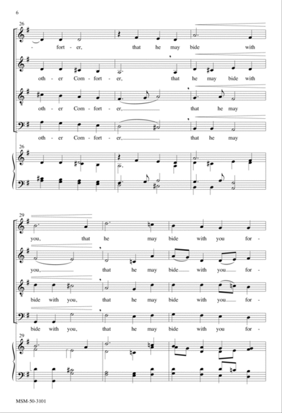 If You Love Me 4-Part scores gallery preview page 6