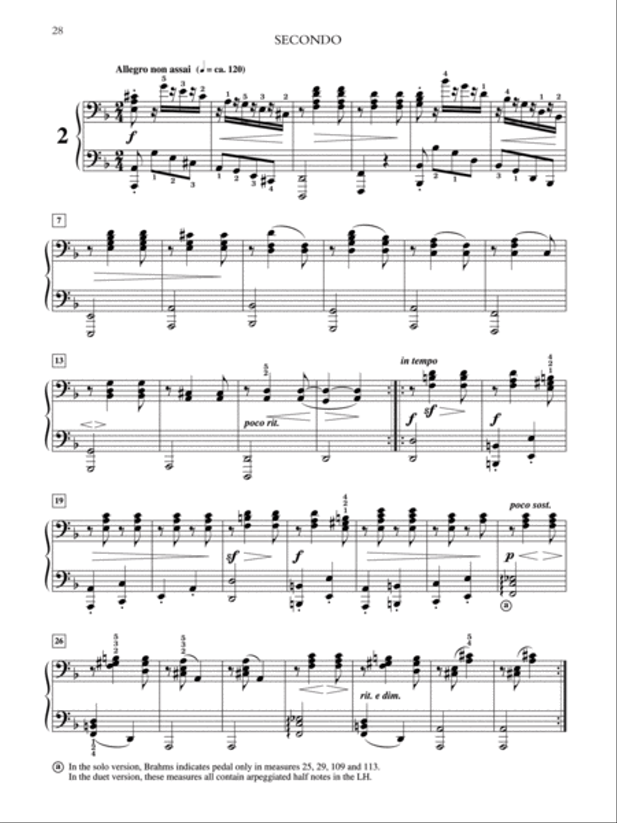 Brahms -- Hungarian Dances, Volume 1 Small Ensemble scores gallery preview page 3
