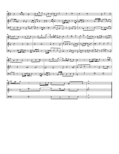 Sinfonia (Three part invention) no.9, BWV 795 (arrangement for 3 recorders)