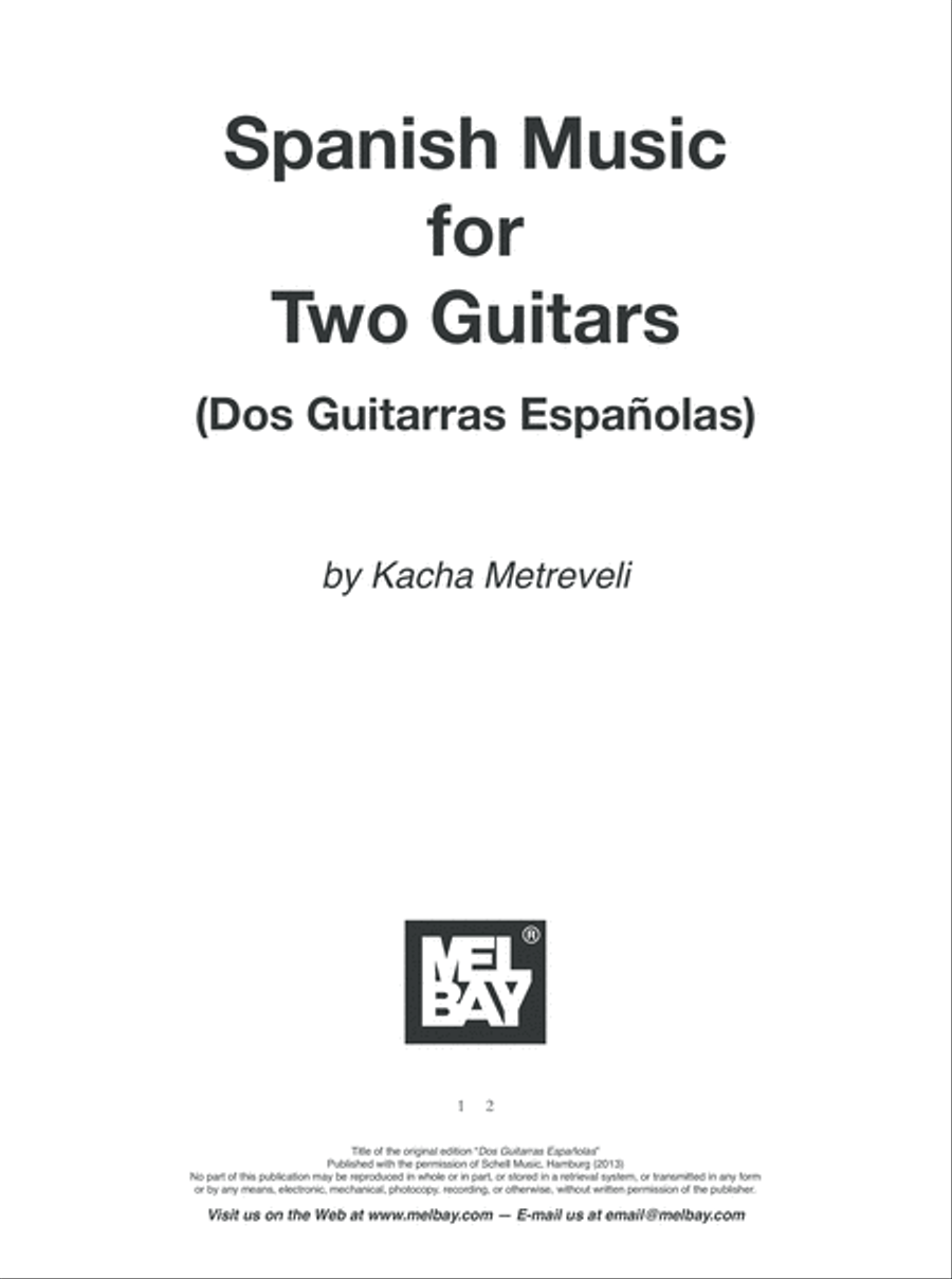 Spanish Music for Two Guitars Guitar scores gallery preview page 7