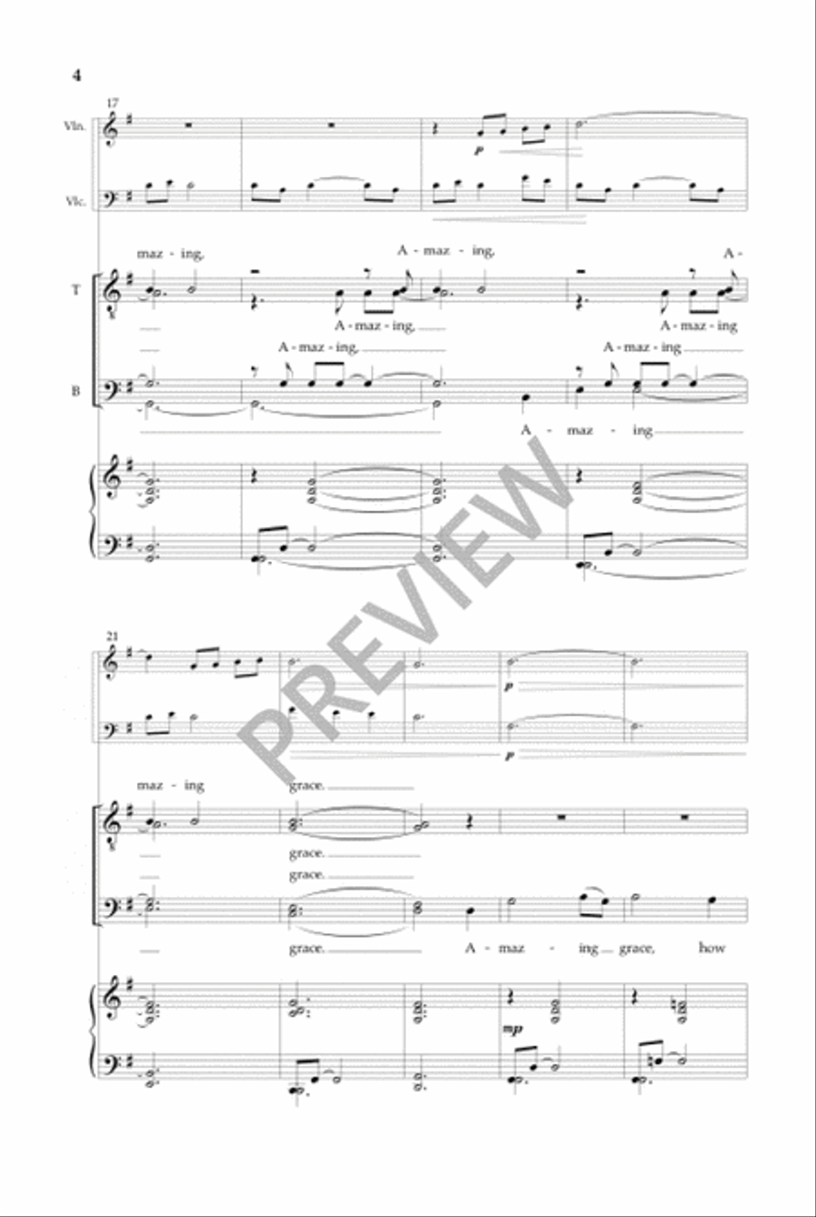 Amazing Grace (TTBB) Amazing Grace (TTBB) TTBB scores gallery preview page 5