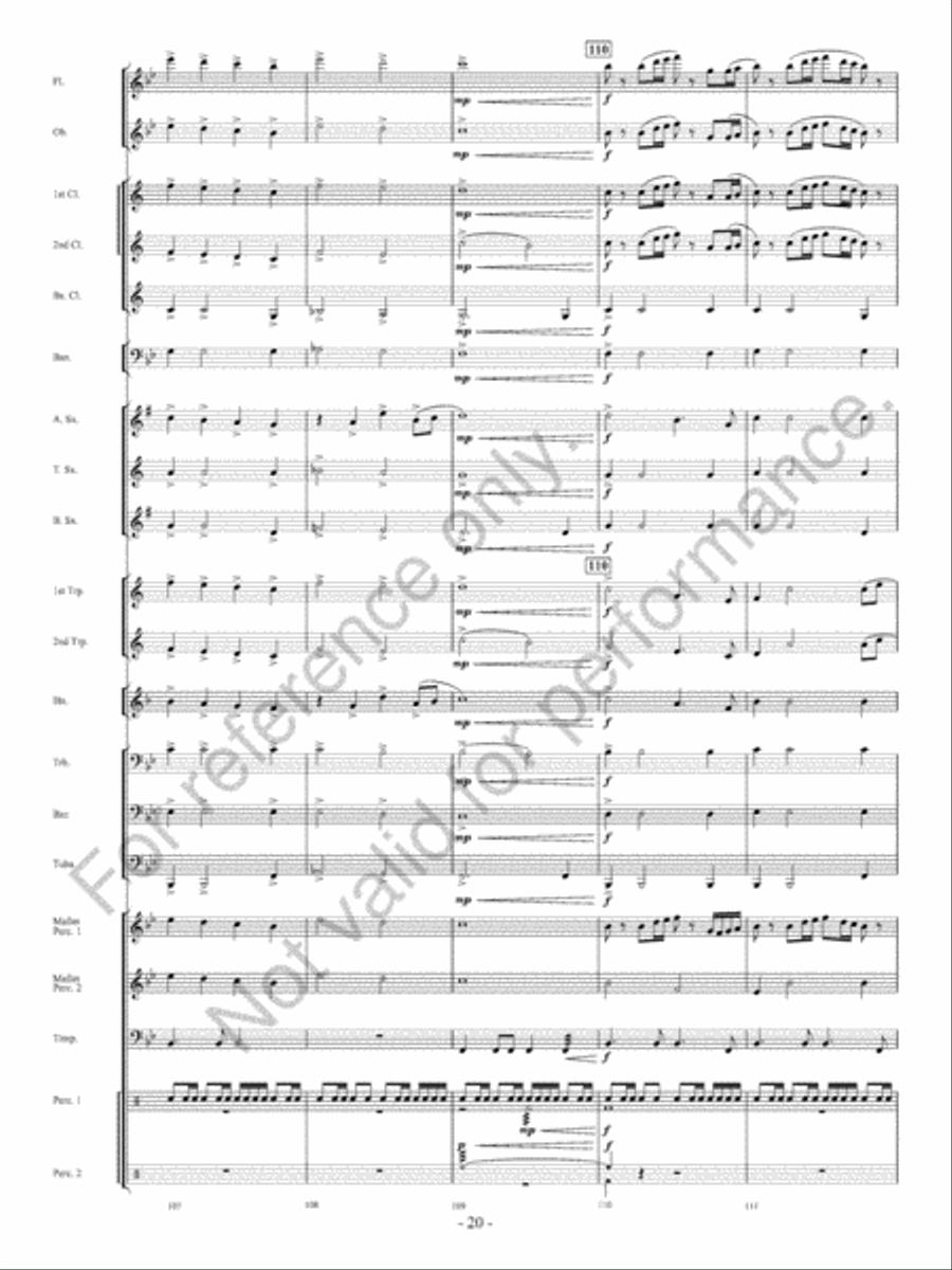 Sedona Concert Band scores gallery preview page 21