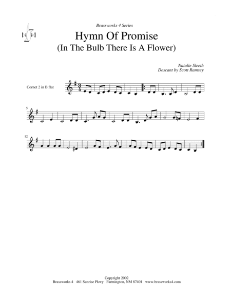 Hymn of Promise (In the Bulb There Is a Flower)