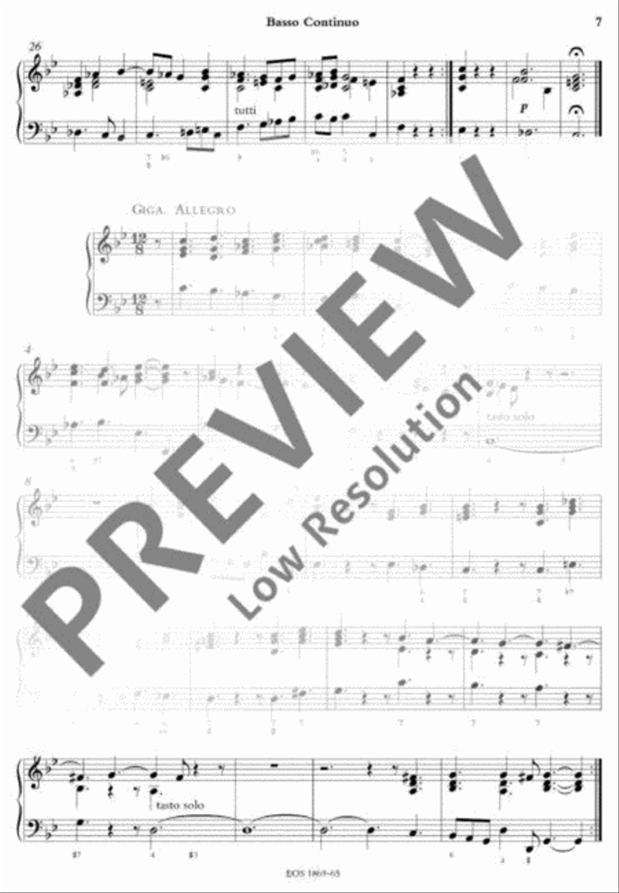 Concerto Grosso Basso Continuo scores gallery preview page 7