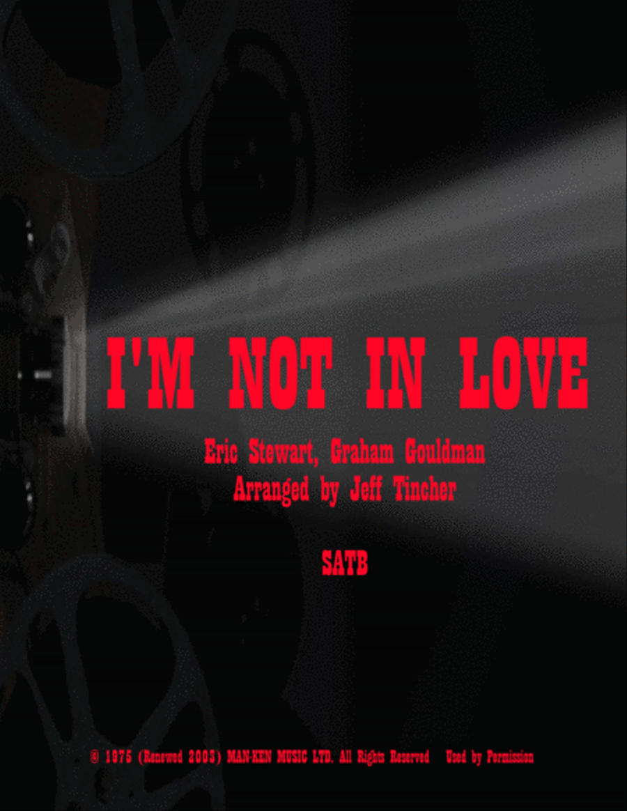 I'm Not In Love 4-Part scores gallery preview page 1