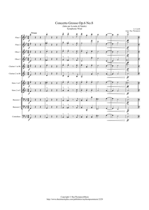 Corelli: Concerto Grosso Op.6 No.8 (Christmas Concerto) (Complete) - symphonic wind