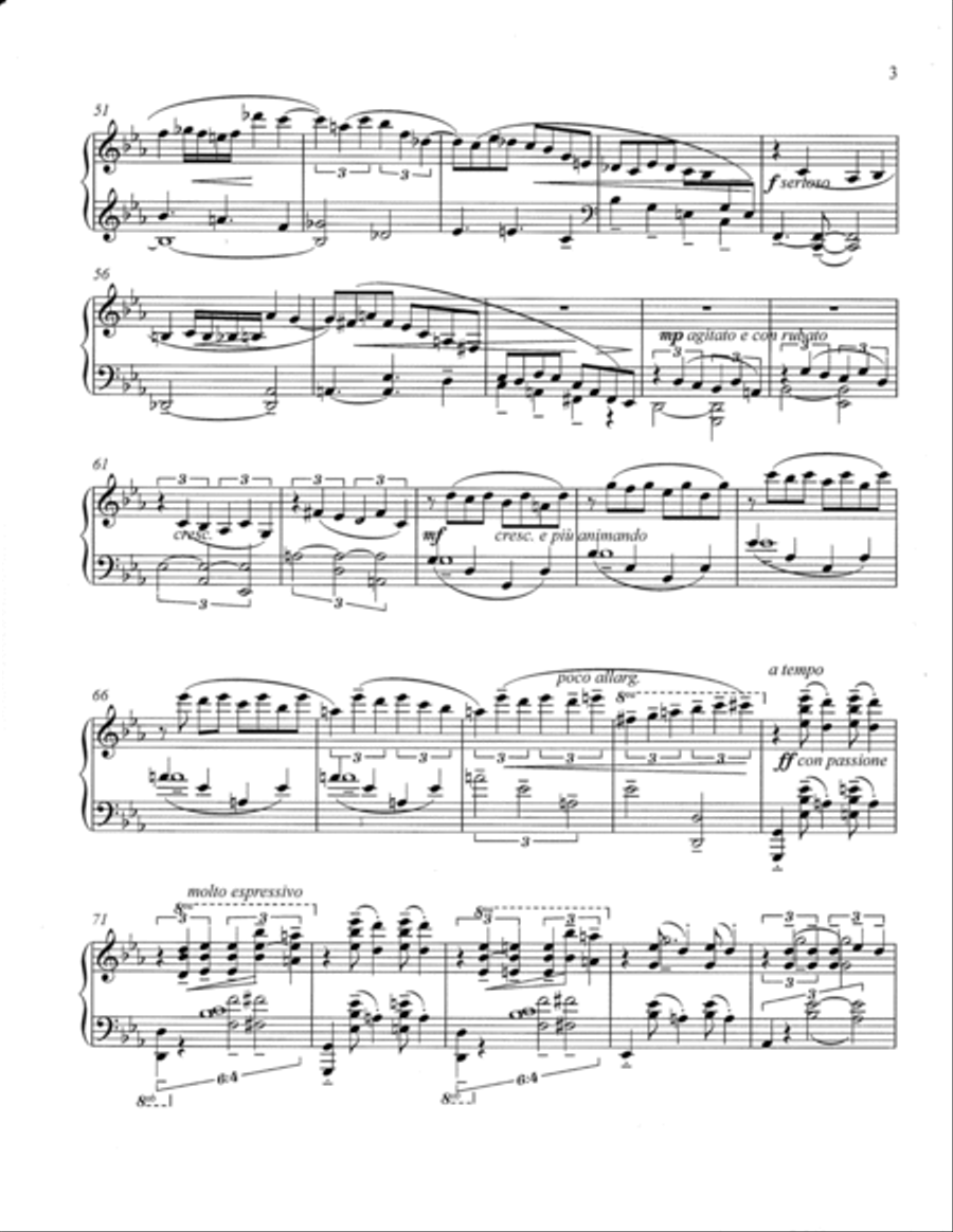 Cahier Tango for Piano Solo Piano Solo scores gallery preview page 4