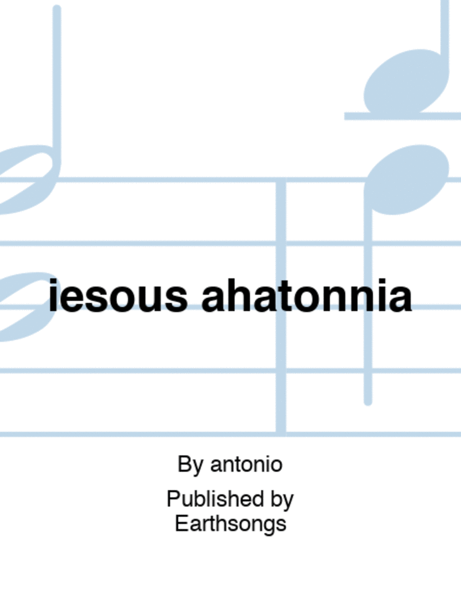 iesous ahatonnia 3-Part scores gallery preview page 1