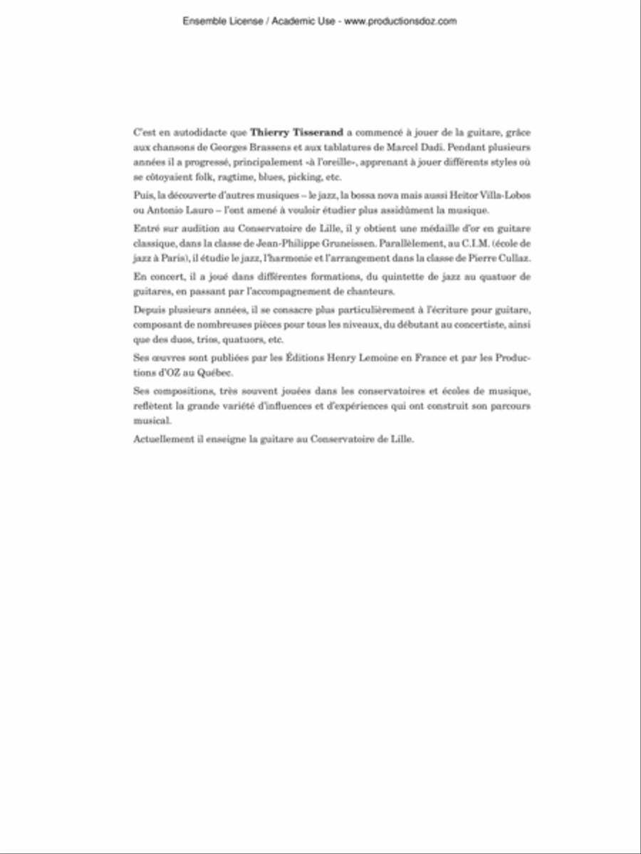 Swing rétro Guitar Ensemble scores gallery preview page 2