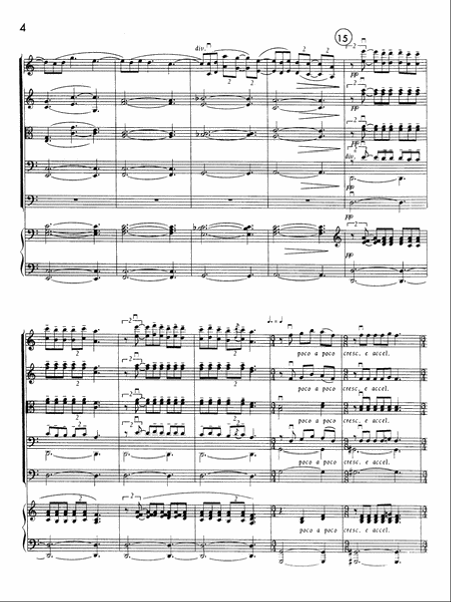 Clair de lune: Score String Orchestra scores gallery preview page 4