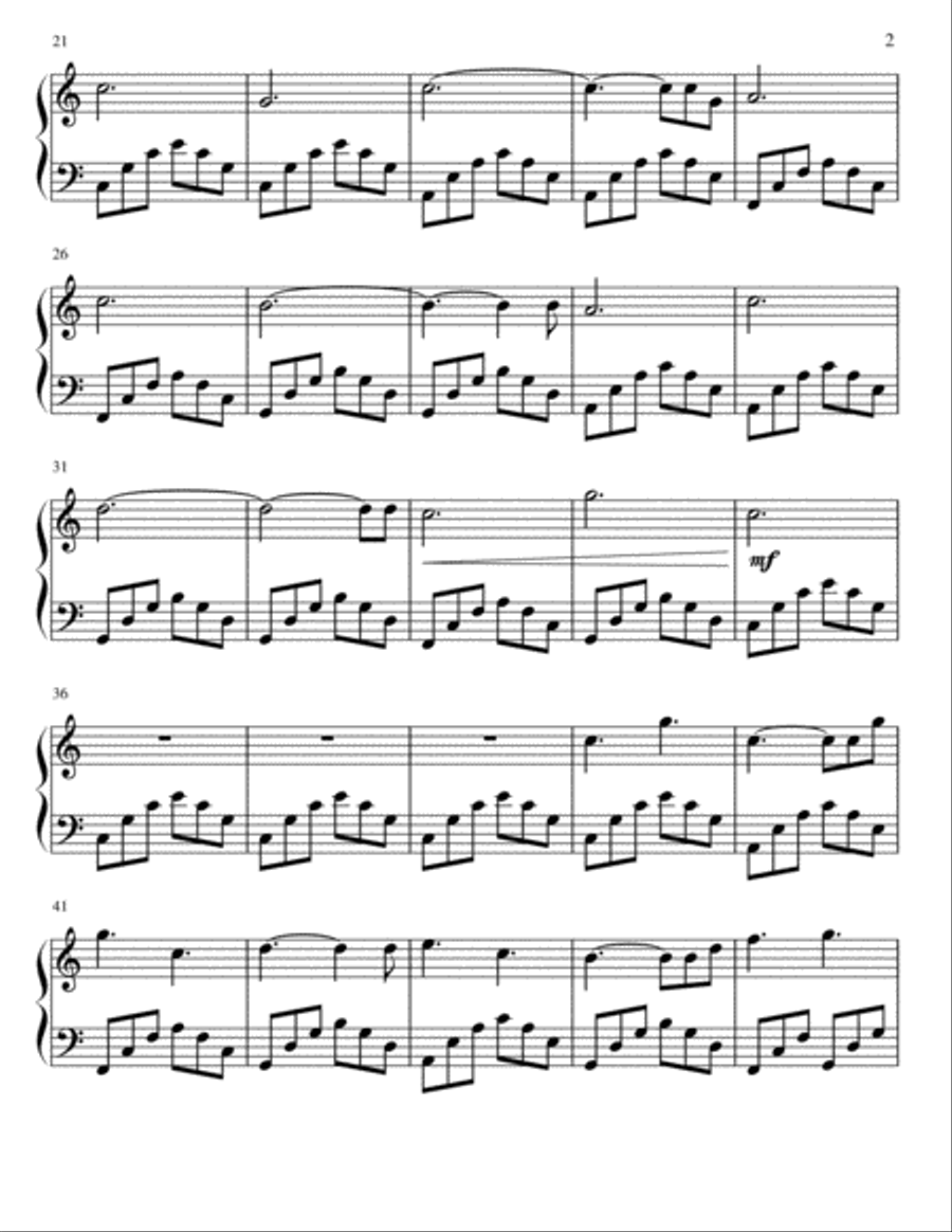 Love Notes Piano Solo scores gallery preview page 2