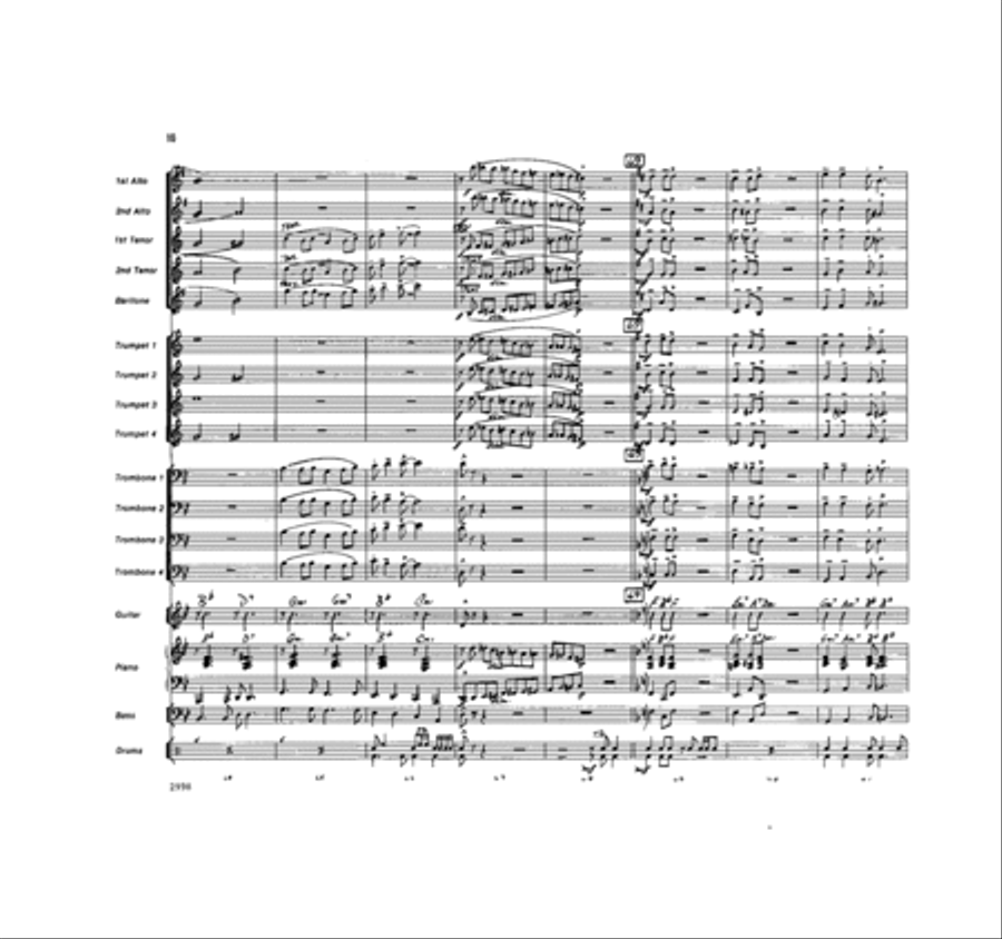 Gospel John Jazz Ensemble scores gallery preview page 10