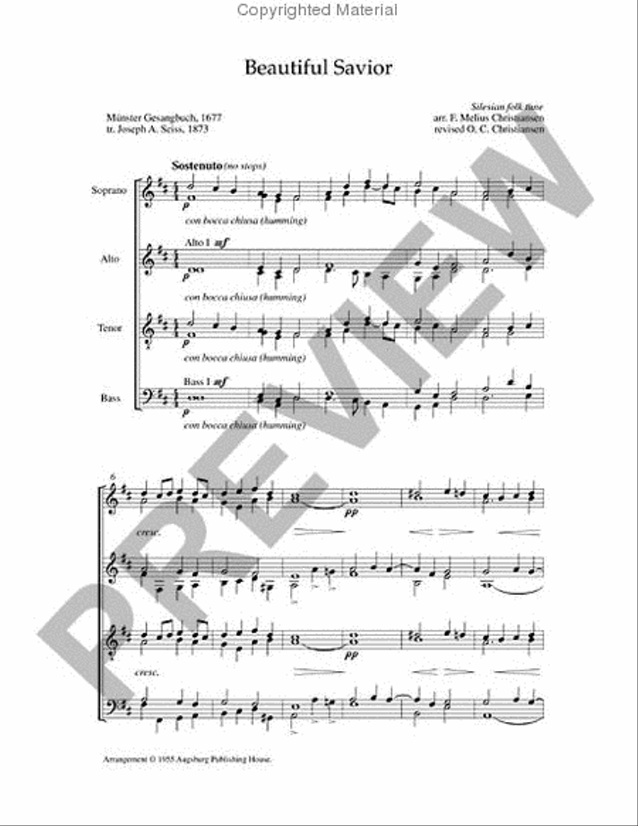Beautiful Savior SSAATTBB scores gallery preview page 2