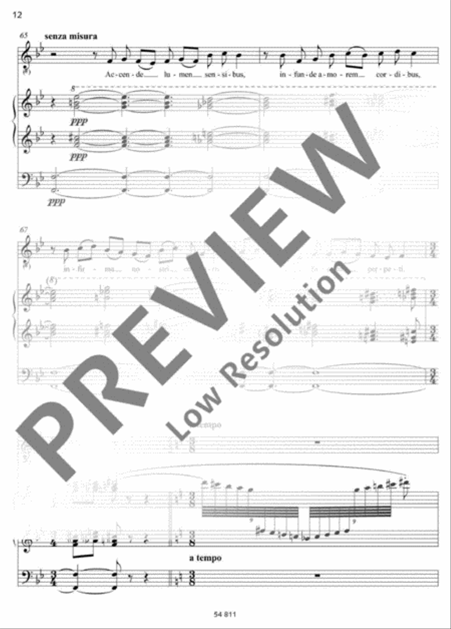 Veni, Creator Spiritus Veni, Creator Spiritus Medium Voice scores gallery preview page 13