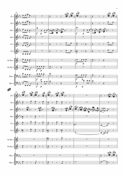 Mozart: Symphony No. 40 in G min KV550 Mvt.2 Andante - wind dectet image number null