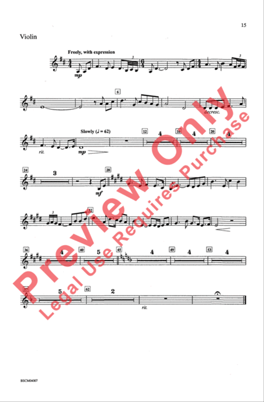 You Raise Me Up 3-Part scores gallery preview page 14