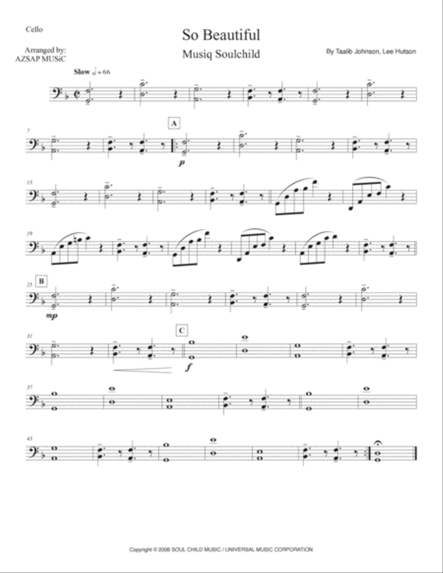 Sobeautiful String Quartet scores gallery preview page 4