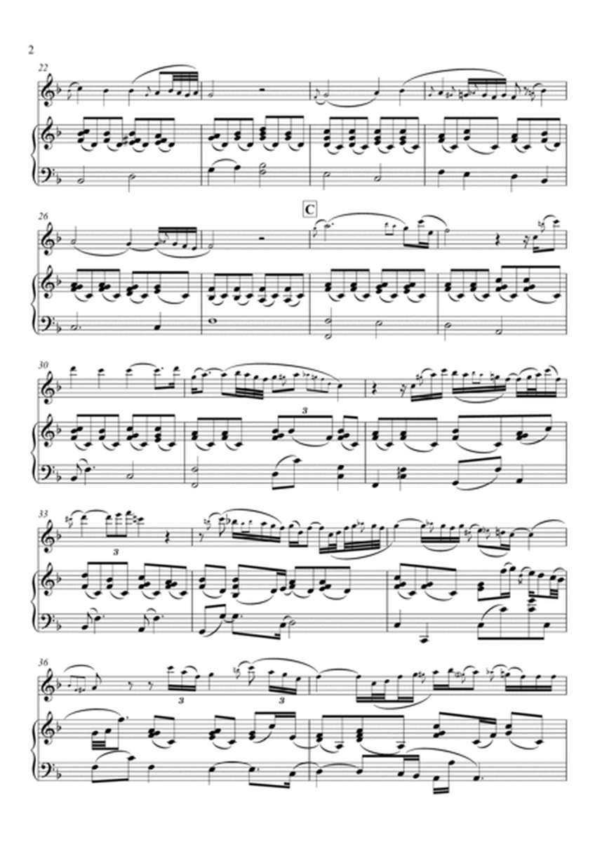 Abide with me (flute & piano) image number null