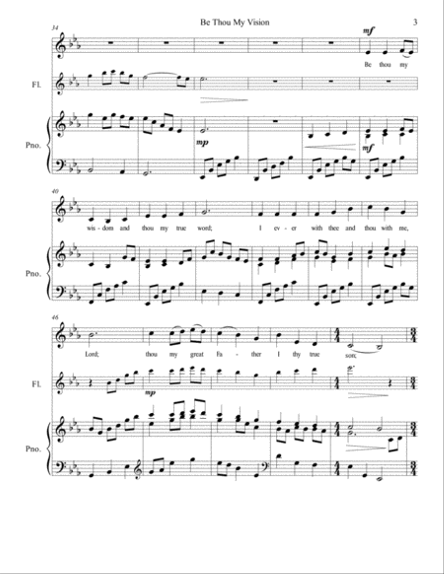 Be Thou My Vision Be Thou My Vision Small Ensemble scores gallery preview page 3