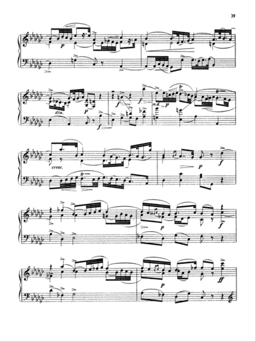 Arensky: Twenty-four Morceau Characteristiques, Op. 36 Piano Solo scores gallery preview page 2