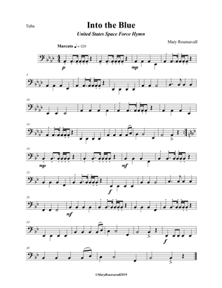US SPACE FORCE HYMN (Into the Blue) TUBA PART