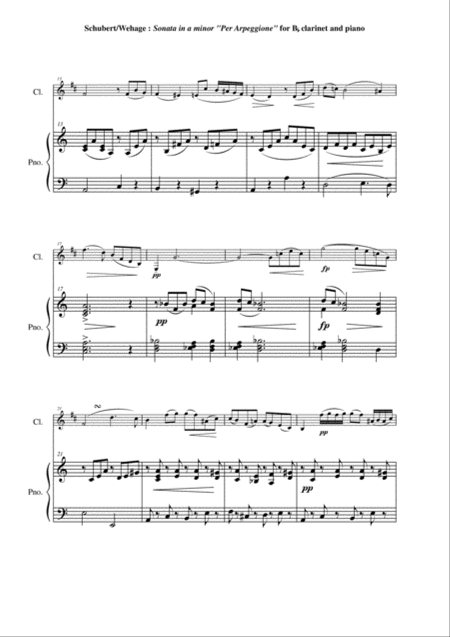 Franz Schubert: Sonata in A minor 