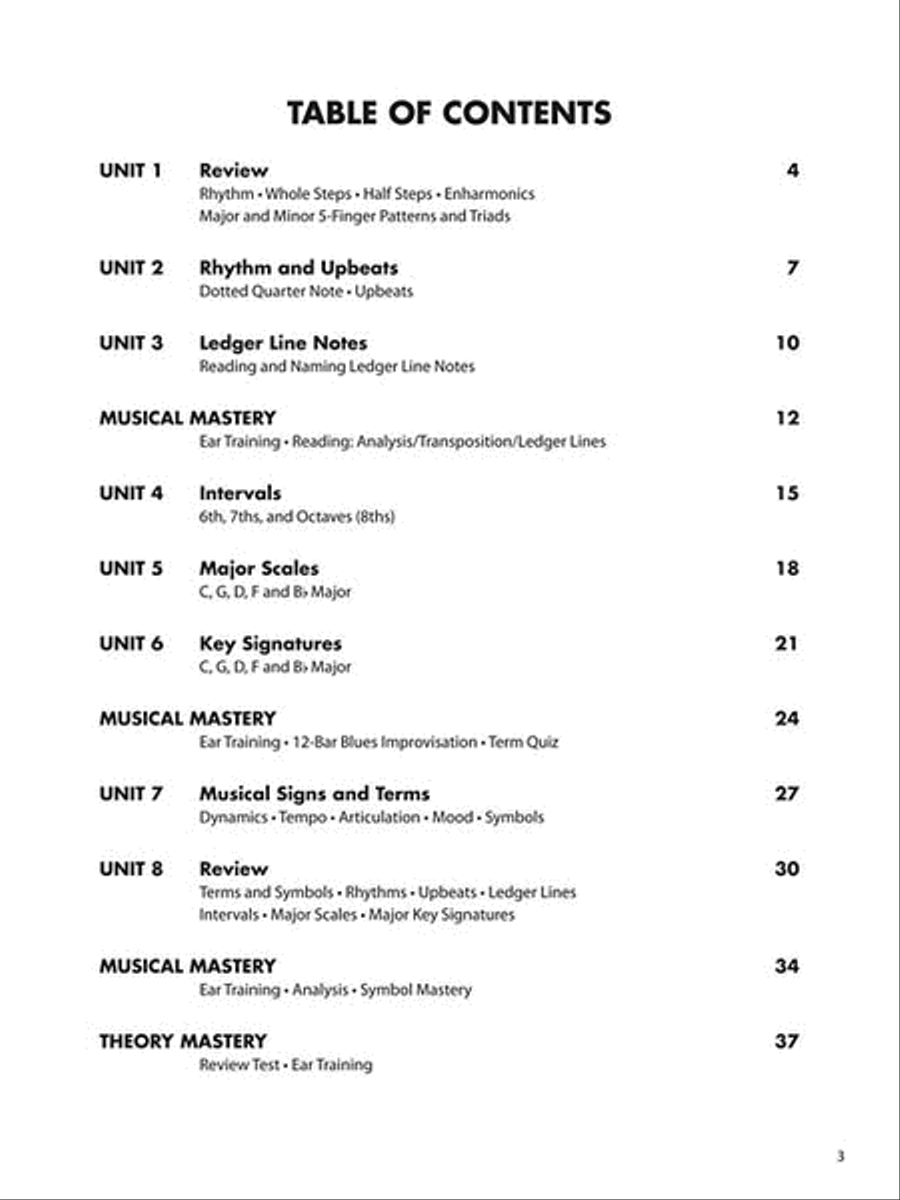 Essential Elements Piano Theory – Level 4 Piano Method scores gallery preview page 3