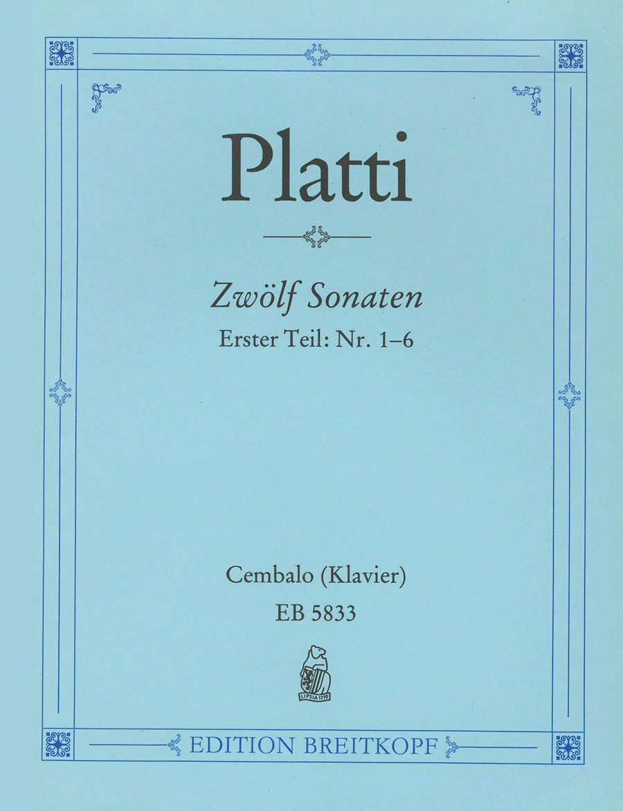 12 Sonatas Piano Solo scores gallery preview page 1