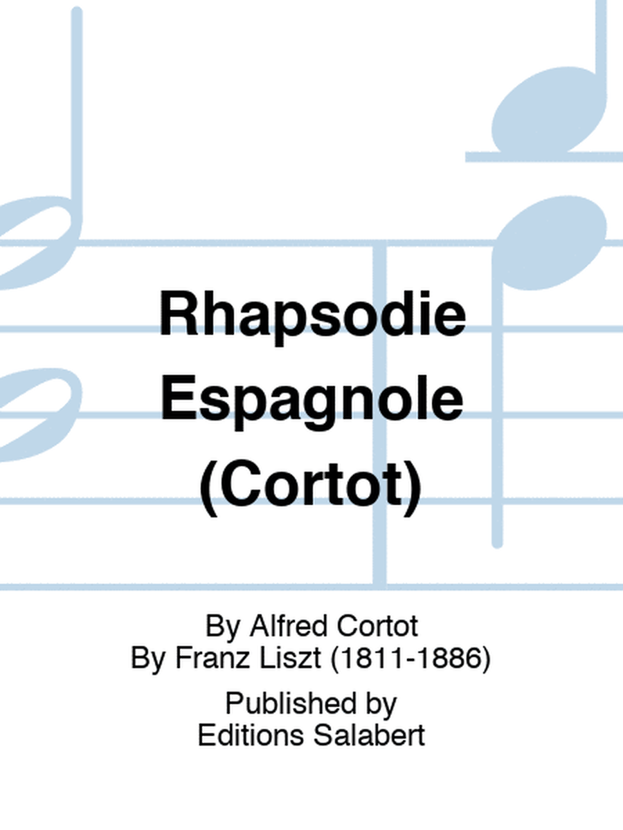Rhapsodie Espagnole (Cortot)