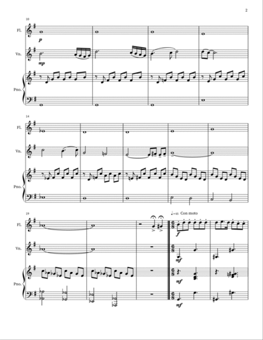 Christmas Morning Flute scores gallery preview page 2